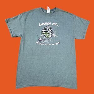 EARTH SUN MOON BASS FISH GRAPHIC TSHIRT DAD FUNNY 2015 CASUAL SUMMER